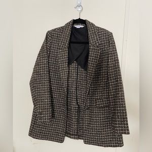 Plaid Blazer